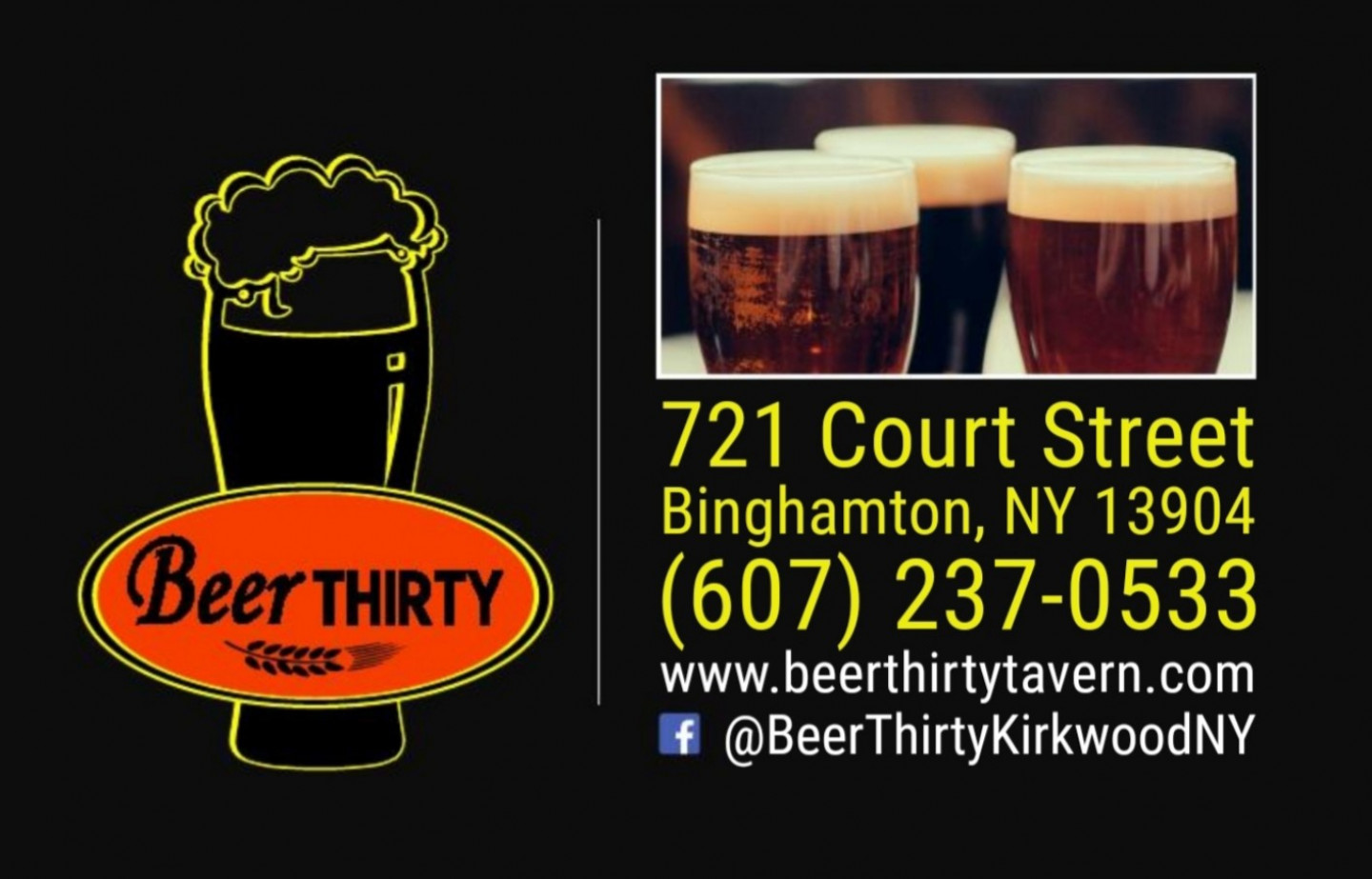 Contact Us Beer Thirty
